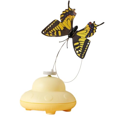 Butterfly Cat Toy, Electric Interactive Pet Toy for Indoor and Outdoor Use, Exercise and Mental Stimulation Accessory for Cats, Fun Training Game for Scratching and Climbing Butterfly Cat Toy, Electric Interactive Pet Toy for Indoor and Outdoor Use, Exercise and Mental Stimulation Accessory for Cats, Fun Training Game for Scratching and Climbing von ccuzs