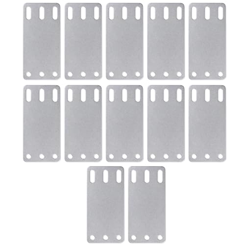 Cargo E Track Back Plates, Rail Mounting Brackets, Heavy Duty Support Plates, 12 Piece Installation Kit, Trailer Lorry Tie Down Reinforcement, Wooden Floor Compatible, Secure Load System Cargo E Track Back Plates, Rail Mounting Brackets, Heavy Duty Support Plates, 12 Piece Installation Kit, Trailer Lorry Tie Down Reinforcement, Wooden Floor Compatible, Secure Load System von ccuzs