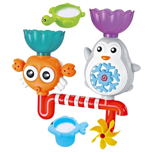Ccuzs Bath Toys Suction Set, Interactive Water Play Pipes & Tubes, Wall-Attached Bathtub Toys, Educational Sensory Fun For Babies & Preschool Kids, Ideal For Bath Time Entertainment Ccuzs Bath Toys Suction Set, Interactive Water Play Pipes & Tubes, Wall-Attached Bathtub Toys, Educational Sensory Fun For Babies & Preschool Kids, Ideal For Bath Time Entertainment von ccuzs