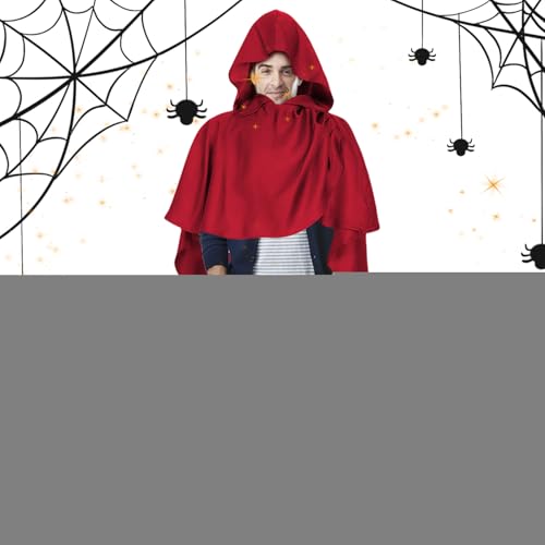 Cloak with Hood Men, Vintage Hooded Cape Costume, Floor-Length Medieval Robe for Autumn Festival Cosplay Halloween Bonfire Bridal Gothic Party Renaissance Wear, 1 Piece Cloak with Hood Men, Vintage Hooded Cape Costume, Floor-Length Medieval Robe for Autumn Festival Cosplay Halloween Bonfire Bridal Gothic Party Renaissance Wear, 1 Piece von ccuzs