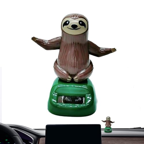 Dekoration des Armaturenbretts für – Autodekoration mit Solarenergie, wetterfeste Tierfiguren, kreatives Unisex-Autozubehör von ccuzs