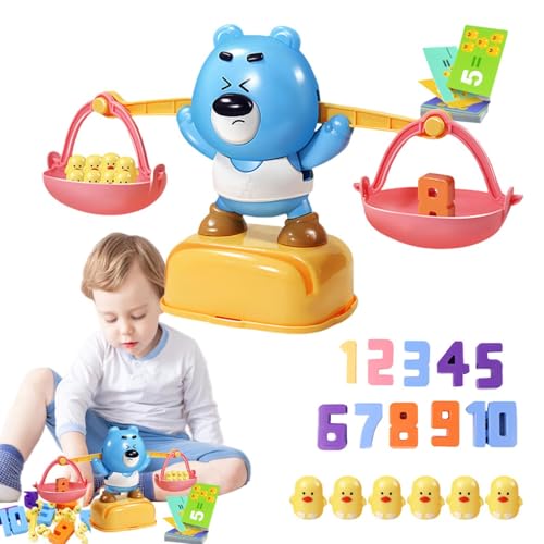 Educational Bear Balance Math Game, Counting and Number Learning Toy with 12 Ducks, STEM Learning Activity for Preschool Kids Ages 3+, Fun Math Teaching Game for Boys and Girls, Interactive Playtime Educational Bear Balance Math Game, Counting and Number Learning Toy with 12 Ducks, STEM Learning Activity for Preschool Kids Ages 3+, Fun Math Teaching Game for Boys and Girls, Interactive Playtime von ccuzs