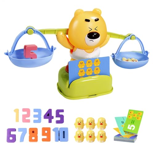 Educational Bear Balance Math Game, Counting and Number Learning Toy with 12 Ducks, STEM Learning Activity for Preschool Kids Ages 3+, Fun Math Teaching Game for Boys and Girls, Interactive Playtime Educational Bear Balance Math Game, Counting and Number Learning Toy with 12 Ducks, STEM Learning Activity for Preschool Kids Ages 3+, Fun Math Teaching Game for Boys and Girls, Interactive Playtime von ccuzs