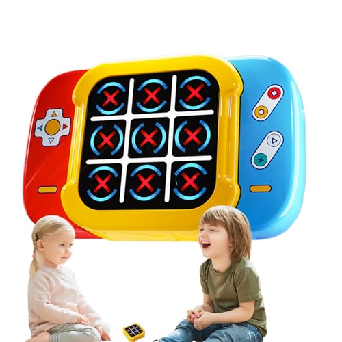 Electric Handheld Puzzle Konsole, Fast Reaction Game with 3 Interactive Modes, Safe Multiplayer Toy for Kids Teens Adults, Travel Home Entertainment Challenge, 5.67x1.18x3.62 Inches von ccuzs