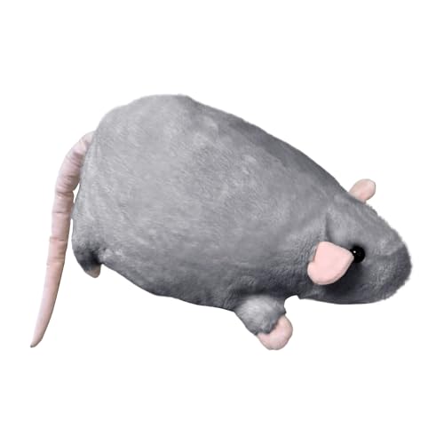 Gefüllte Mäuse - niedliche Stofftierpuppe | Realistisches Plüschmaterial mit weichem Texturdesign, perfektes Spielzeug für Kinder Stress Rollenspiel, Sammeln, Wohnzimmerdekor, Schlafsaal, 40 cm grauwe Gefüllte Mäuse - niedliche Stofftierpuppe | Realistisches Plüschmaterial mit weichem Texturdesign, perfektes Spielzeug für Kinder Stress Rollenspiel, Sammeln, Wohnzimmerdekor, Schlafsaal, 40 cm grauwe von ccuzs