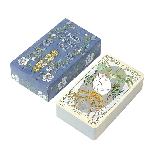 Glücksspielspiel - Mystical Chancination Deck | Die Tochter Des Foragers Oracle Tarot Set Mit 78 Karten, Lustigen Spirituellen Party -Spielen Und Familienaktivitäten Für Freunde Sammler Anfänger 10.3x von ccuzs
