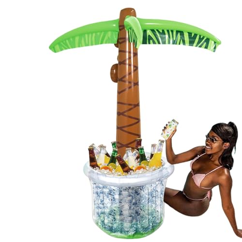 Inflatable Cooler for Parties, Large Capacity Ice Bucket, Coconat Tree Design, Portable Drink Chiller, Tropical Beach Theme, Pool, Backyard, Beach Decor, 59.06 x 50.39 Inches Inflatable Cooler for Parties, Large Capacity Ice Bucket, Coconat Tree Design, Portable Drink Chiller, Tropical Beach Theme, Pool, Backyard, Beach Decor, 59.06 x 50.39 Inches von ccuzs