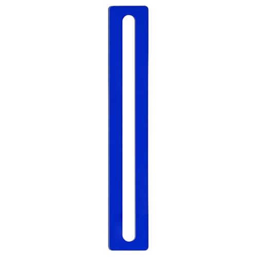 Mahjong Line Reader, Lesestreifen für Anfänger, leichtes Haltbarkeitsdesign, einfach zu spielen für Frauen, Männer, Jugendliche, Familie, Freunde, 15,24 x 2,54 x 0,34 cm, Blau Pink von ccuzs