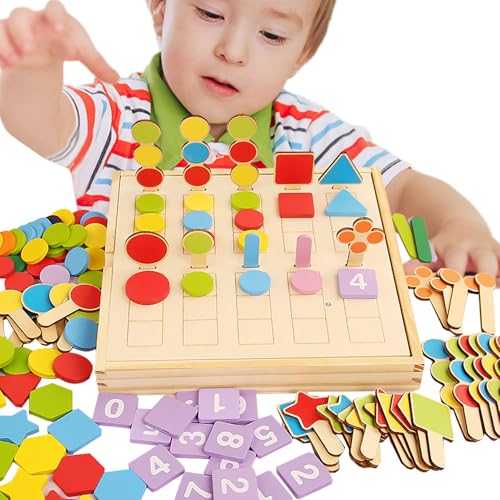 Math Games for Kids 5-7, Wooden Number Puzzle Box, Multi-Functional Educational Toy, Counting and Sorting Preschool Activity for Thanksgiving, Christmas Gifting, 9.45x9.45x1.18 Inches Math Games for Kids 5-7, Wooden Number Puzzle Box, Multi-Functional Educational Toy, Counting and Sorting Preschool Activity for Thanksgiving, Christmas Gifting, 9.45x9.45x1.18 Inches von ccuzs