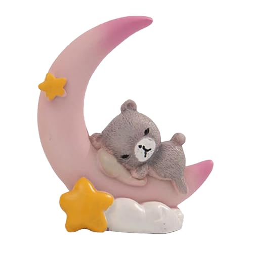 Moon Bear Cake Topper, Cute Sleeping Bear Figurine, Mini Desktop Sculpture, Adorable Resin Ornament, Lightweight Decorative Accent, Ideal for Cakes & Table Decor Moon Bear Cake Topper, Cute Sleeping Bear Figurine, Mini Desktop Sculpture, Adorable Resin Ornament, Lightweight Decorative Accent, Ideal for Cakes & Table Decor von ccuzs