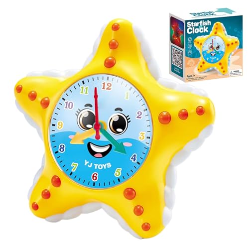 Musical Starfish Toy, Light Up Walking Starfish, Educational Time Learning Toy, Interactive Sound Music, Safe ABS Material, Hands Play, Fun Developmental for Kids von ccuzs