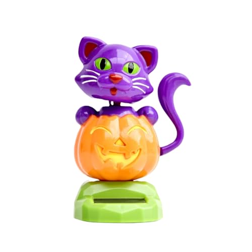 Oszillierende Figuren – Solarfigur in Form von Katze und für das Armaturenbrett des Autos | Schreibtischdekoration für Fahrzeug Büro Tisch Haus Fensterbank Innen Oszillierende Figuren – Solarfigur in Form von Katze und für das Armaturenbrett des Autos | Schreibtischdekoration für Fahrzeug Büro Tisch Haus Fensterbank Innen von ccuzs