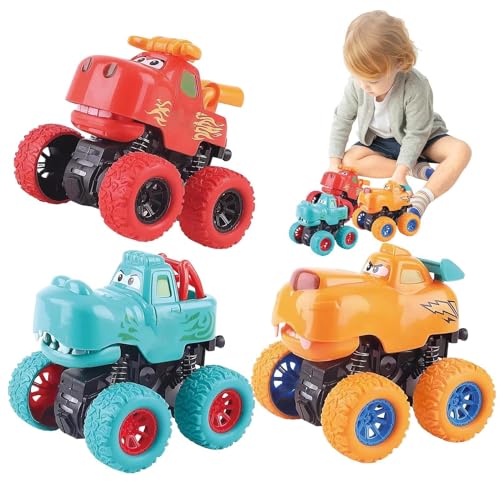 Pull Back Animal Trucks, Friction Powered Car Toys Set, 3-Piece Inertia Toy for, Boys, Girls, Educational Early Learning Vehicle Toys, Fun and Interactive Animal Car Toy Set for Kids Pull Back Animal Trucks, Friction Powered Car Toys Set, 3-Piece Inertia Toy for, Boys, Girls, Educational Early Learning Vehicle Toys, Fun and Interactive Animal Car Toy Set for Kids von ccuzs