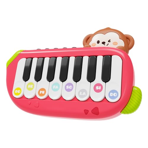 Small Piano Keyboard, Monkey Preschool Learning Music Toy, Portable Pocket Piano For Babies & Babies, Educational Musical Toy For Girls Aged 3-5, Early Childhood Education von ccuzs