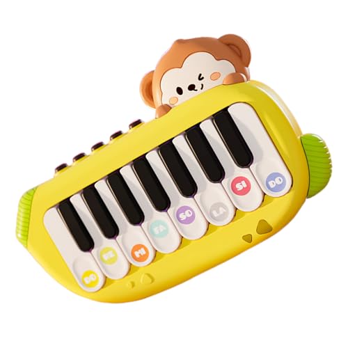 Small Piano Keyboard, Monkey Preschool Learning Music Toy, Portable Pocket Piano For Babies & Babies, Educational Musical Toy For Girls Aged 3-5, Early Childhood Education von ccuzs