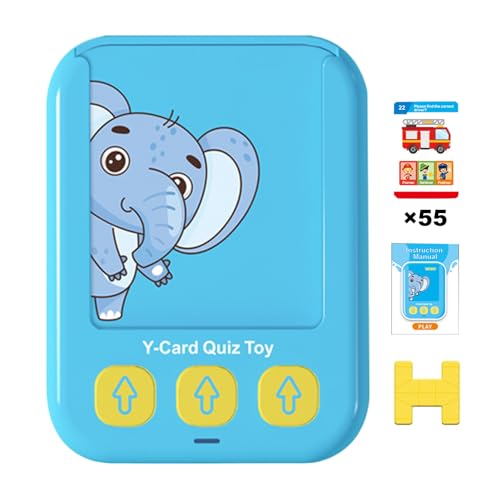 Talking Flash Cards for Toddler, 55 PC Sight Words Educational Toy, Montessoris Learning Set, Interactive Reading Machine for Preschool Kids, 3.86x2.95x0.79 Inches Talking Flash Cards for Toddler, 55 PC Sight Words Educational Toy, Montessoris Learning Set, Interactive Reading Machine for Preschool Kids, 3.86x2.95x0.79 Inches von ccuzs