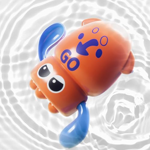 Under the Sea Bath Toys Set, Water Activated Wind-Up Animal Toy, Educational Octopus Toys for Kids, Indoor Play, Family Bath Time Fun, Motor Skill Development, 3.35x1.77 Inches von ccuzs