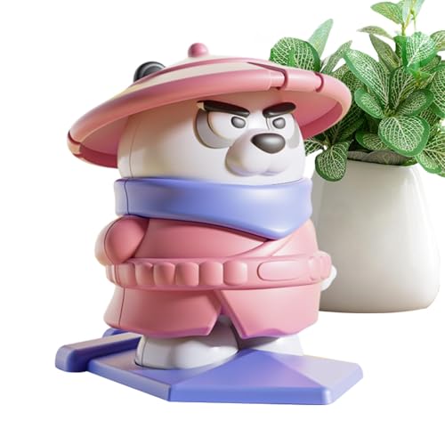 Wind-Up Toys for Kids, Flying Panda Clockwork Model, Manual Winding Mechanism Educational Toy for School, Dormitory, Work Area, Outdoor Travel and Home, 3.23x2.56x3.03 Inches Wind-Up Toys for Kids, Flying Panda Clockwork Model, Manual Winding Mechanism Educational Toy for School, Dormitory, Work Area, Outdoor Travel and Home, 3.23x2.56x3.03 Inches von ccuzs