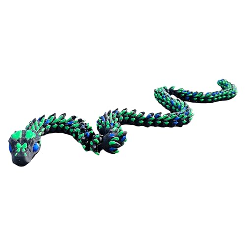 ccuzs 3D Printed Toy, Articulated Snake Toy, Realistic Flexible Design, Fun Desk Decoration for Kids & Teens, Easter Basket Stuffer, Birthday Fidget Gift, Stress Relief ccuzs 3D Printed Toy, Articulated Snake Toy, Realistic Flexible Design, Fun Desk Decoration for Kids & Teens, Easter Basket Stuffer, Birthday Fidget Gift, Stress Relief von ccuzs