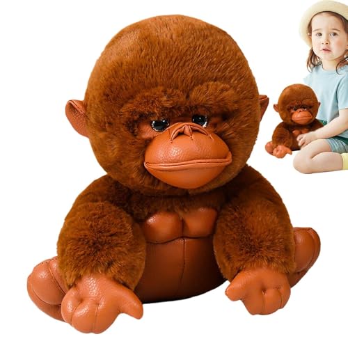 ccuzs 7.87in Gorilla, Hyper-Realistic Soft Stuffed Animal Toy for Kids, Gibbon Monkey Plush Home Decor and Hugging Toy for Bedroom and Living Room, for Boys, Girls, and Animal Lovers ccuzs 7.87in Gorilla, Hyper-Realistic Soft Stuffed Animal Toy for Kids, Gibbon Monkey Plush Home Decor and Hugging Toy for Bedroom and Living Room, for Boys, Girls, and Animal Lovers von ccuzs