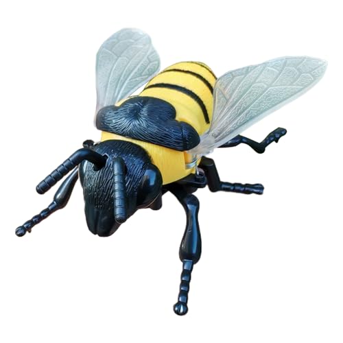 ccuzs Bee Toy, Clockwork Animal Figures, Realistic Honeybee Model, Wind-Up Walking Feature, Educational Pretend Play Toy, Figurines for Boys Aged 3–5, Preschool, Party Favor, 9x6.5x4cm Yellow Beige ccuzs Bee Toy, Clockwork Animal Figures, Realistic Honeybee Model, Wind-Up Walking Feature, Educational Pretend Play Toy, Figurines for Boys Aged 3–5, Preschool, Party Favor, 9x6.5x4cm Yellow Beige von ccuzs