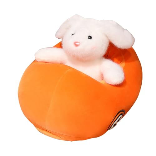 ccuzs Bunny Carrot Plush, Cute Animal plushy Pillow Doll, 40cm/15.7Inch Bunny Driving Car Soft Toy, Stuffed Animal Sofa Ornament for Home Decor, 15.75in von ccuzs