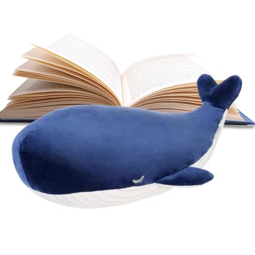 ccuzs Cute Whale Plush Toy, Soft Whale Hugging Pillow, Cartoon Animal Doll with Multipurpose and Adorable Design for Nurseries, Bedrooms, or Living Rooms, 1 Piece von ccuzs