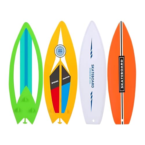 ccuzs Fingertip Surfboard, 4-Piece Small Finger Board Set, Compact Trick Toy for Skill Practice, Lightweight Design for Surfers, Skaters, Snowboarders, and Ski Enthusiasts von ccuzs