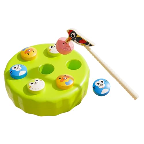 ccuzs Magnetic Fishing Game, Colorful Green Fish Board Toy with Poles and Rotating Base, Exercise Fine Motor Activities, Constructed with Top-Grade Abs Material, Weight 100g ccuzs Magnetic Fishing Game, Colorful Green Fish Board Toy with Poles and Rotating Base, Exercise Fine Motor Activities, Constructed with Top-Grade Abs Material, Weight 100g von ccuzs