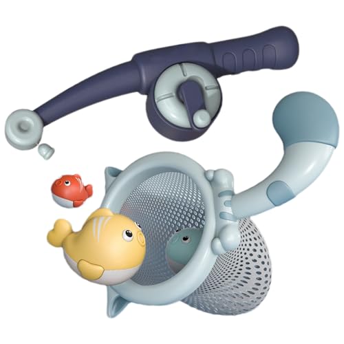 ccuzs Magnetic Fishing Toy, Sea Animal Rod Set, Pretend Play Water Game, Parent-Child Interactive Activity, Fun Pool & Bath Toy, Kids' Outdoor or Aquatic Fun von ccuzs
