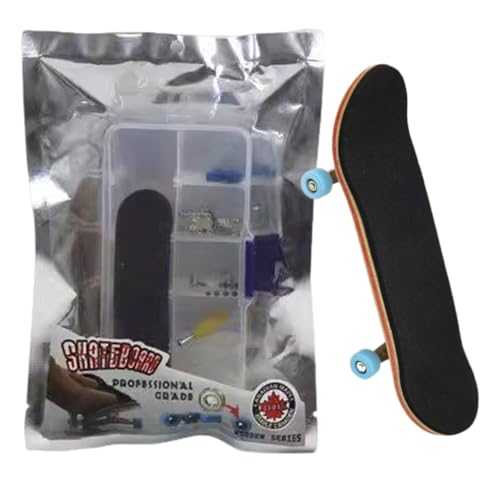 ccuzs Mini Skateboards for Fingers Toddler Skateboard Toy Educational Finger Training Toy, Mini Fingertip Board Durable Portable for School Classroom Play Skill Development ccuzs Mini Skateboards for Fingers Toddler Skateboard Toy Educational Finger Training Toy, Mini Fingertip Board Durable Portable for School Classroom Play Skill Development von ccuzs