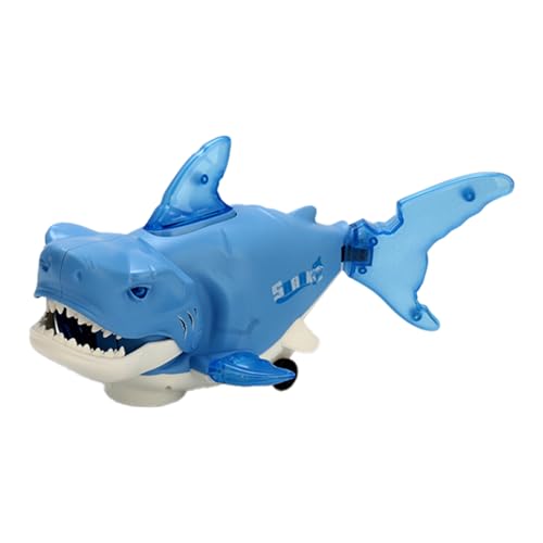 ccuzs Shark Toy for Kids, Swinging Light-Up Shark, Realistic Motion Design, Built-In Sounds and Led Lights, Exquisite Craftsmanship, Sturdy Materials, 11.42x5.71x5.12in von ccuzs