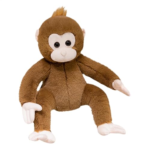 ccuzs Soft Monkey Plush, Cute Cartoon Animal Plushie, Cartoon Animal Plushie Toys, Adorable Stuffed Animal Toys 15.75 Inches for Kids, Adults, Home, Bedroom, Sofa, Car Decor (Brown) von ccuzs