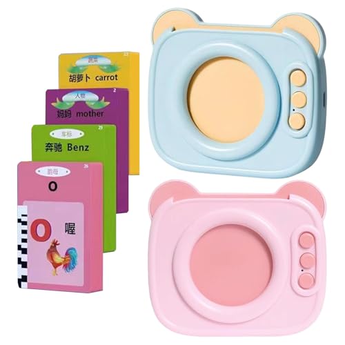 ccuzs Talking, Preschool Learning Activities, 224 Sight Words, Letter Recognition Game, Intellectual Enlightenment Cards for Home and School Use, 3.74x0.75x2.99 in von ccuzs