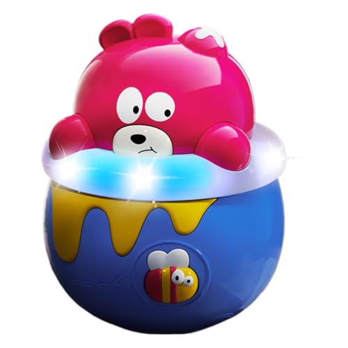 ccuzs Wobbler Baby Toy, Sensory Wobble Doll, Baby Enlightenment Toy, Educational Kids Game with Light And Soothing Sound for Children And Toddler, 1 Piece von ccuzs