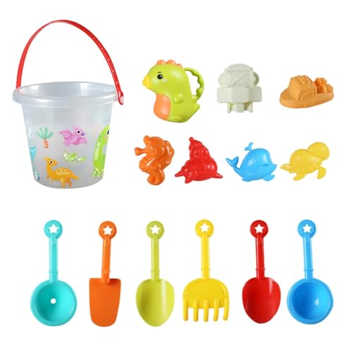 ccuzsSandbox Toys, 14PCS Toddler Beach Set, Kids Travel-Friendly Bucket, Shovel, Sand Molds, Fun Gravel Toys for Baby and Kids, Ideal for Outdoor Play ccuzsSandbox Toys, 14PCS Toddler Beach Set, Kids Travel-Friendly Bucket, Shovel, Sand Molds, Fun Gravel Toys for Baby and Kids, Ideal for Outdoor Play von ccuzs