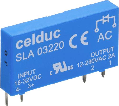 Celduc Halbleiterrelais SLD03210 2.5A Schaltspannung (max.): 60 V/AC, 60 V/DC 1St. von Celduc