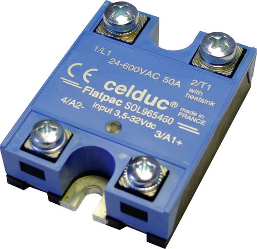 Celduc Halbleiterrelais SOL942960 25A Schaltspannung (max.): 280 V/AC, 280 V/DC Nullspannungsschalte von Celduc