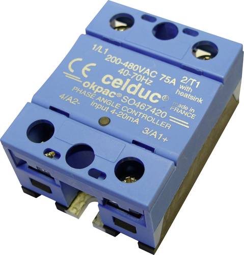 Celduc Halbleiterrelais SO445420 50A Schaltspannung (max.): 280 V/AC, 280 V/DC 1St. von Celduc