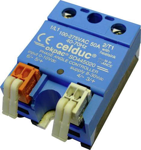 Celduc Halbleiterrelais SO465320 50A Schaltspannung (max.): 480 V/AC, 480 V/DC 1St. von Celduc