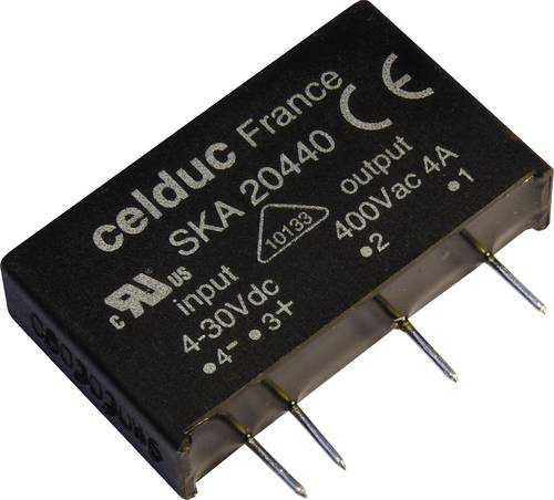 Celduc Halbleiterrelais SKA20420 5A Schaltspannung (max.): 275 V/AC, 275 V/DC Nullspannungsschaltend von Celduc