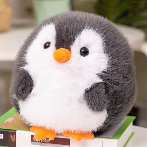 champracer 20 cm Pinguin Kuscheltier Süß, Pinguin Stofftier PlüSchtier, Stofftier Schmusetier Zum Kuscheln & Spielen, Kuscheltier Pinguin PlüSchtier für MäDchen (Grau, 20 cm) von champracer