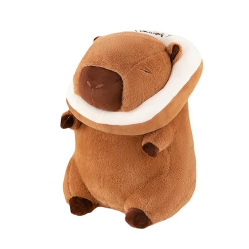 Capybara Kuscheltier, Capybara Plüschtier Braunes, Capybara Stofftier, Abnehmbares Toast Plüschtier Wasserschwein Spielzeug Niedliche Tier Plüschpuppen Geschenke für Kinder (55 cm,Braun) von champracer