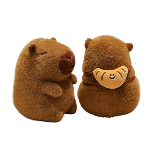 Capybara Plüschtier, Capybara mit Hamburger Rucksack, Niedliche Capybara Kuscheltier Capybara Kuscheltiere Plüschtier Stofftier Capybara Geschenk, Capybara Plush Für Mädchen Jungen (20cm,Croissant) Capybara Plüschtier, Capybara mit Hamburger Rucksack, Niedliche Capybara Kuscheltier Capybara Kuscheltiere Plüschtier Stofftier Capybara Geschenk, Capybara Plush Für Mädchen Jungen (20cm,Croissant) von champracer