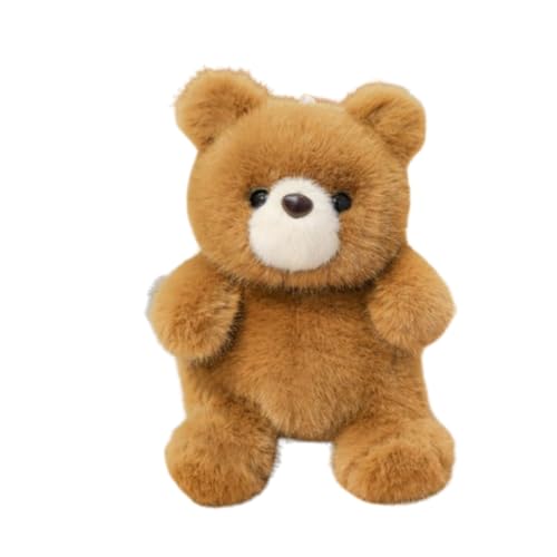 Elefant Stofftiere Kawaii Plüschtiere für Baby,Kuscheltier Frosch,Spielzeug Plüschtier für Kinder und Baby,Kuscheltier Samt Ente,Jungen, Mädchen, Plüschtiere, Geschenke (16cm,Kleiner Braunbär) von champracer