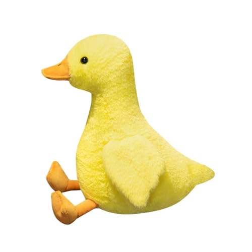 Ente Kuscheltier, Plüschtier Ente süße Spielzeug plüsch Ente Einfache Stofftier, zum Spielen und Kuscheln, Geschenk für Kinder Mädchen (60 cm,gelb) von champracer