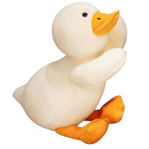 Enten Plüschtier Puppe StofftierKissen Niedlicher Entenküken, für Kinder und Kuscheltierliebhaber Geschenk (60 cm,Weiß) von champracer