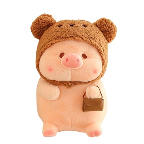 Ferkel Plüschtier Puppe Stofftier Niedlicher Ferkel, für Kinder und Kuscheltierliebhaber Geschenk (30 cm,Bär) von champracer
