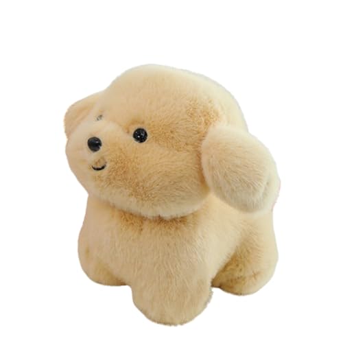 Golden Retriever Kuscheltier,Baby Plüschtier Stofftier,Lebensecht Hunde Tier Plüsch Puppe Kawaii Ausgestopftes Plüschhund,Plüsch Spielzeug für Kinder Jungen Mädchen (20 cm,Nackt) von champracer