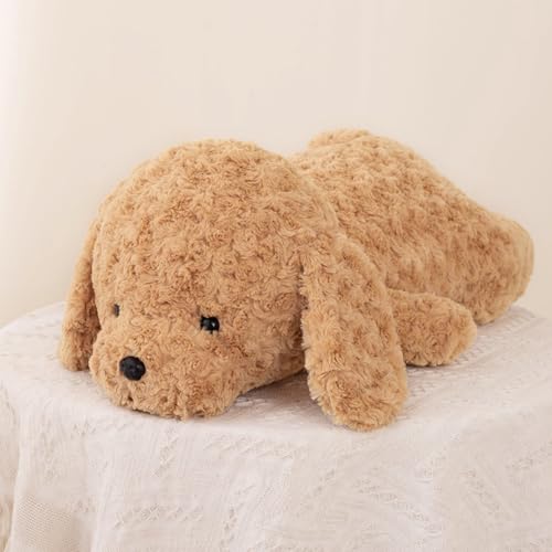 Großer Teddy Hund Aus Plüsch, Hund Plüsch,Kuscheltier Hund Plüschtier zum Kuscheln Spielen Kawaii Deko,Beschwerter Welpe Kuscheltier Weiches Kuschelkissen,Geschenk Für Kinder Erwachsene (85cm,Braun) Großer Teddy Hund Aus Plüsch, Hund Plüsch,Kuscheltier Hund Plüschtier zum Kuscheln Spielen Kawaii Deko,Beschwerter Welpe Kuscheltier Weiches Kuschelkissen,Geschenk Für Kinder Erwachsene (85cm,Braun) von champracer